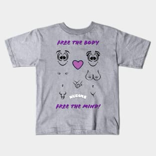 Free the body, Free the mind! Couple Kids T-Shirt